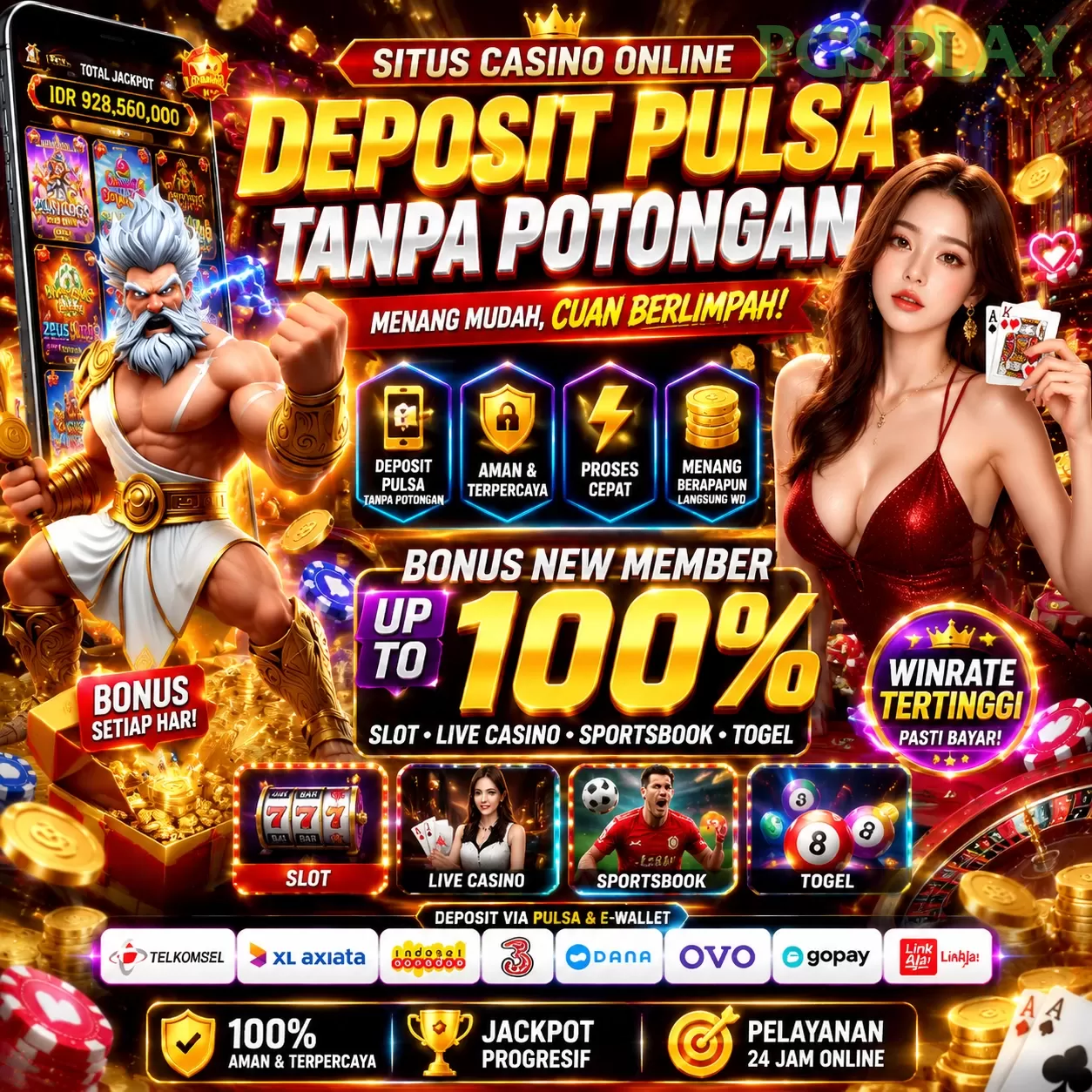 Ikon aplikasi pgsplay resmi